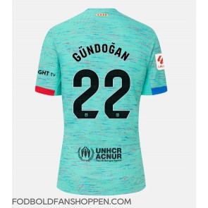 Barcelona Ilkay Gundogan #22 Tredjetrøje 2023-24 Kortærmet